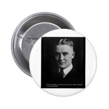 F Scott Fitzgerald Tender Curiosity Gifts & Tees Pinback Button