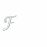 F tee embroidered shirts
