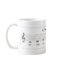 'Fa so la' shape-note major scale The Sacred Harp mugs