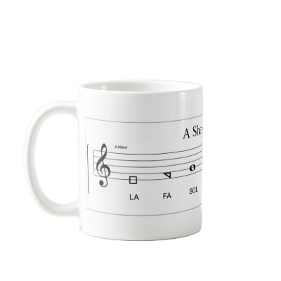 ‘Fa so la' shape-note minor scale The Sacred Harp Mug by miriamkilmer