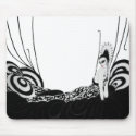Fab Fashion Plate Mousepad Vintage Art Deco