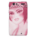 Fab Flapper in red Motorola Droid RAZR Case