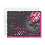 Fabulous 30th! invitations