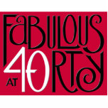 Fabulous 40 black white red Sculpture photo sculptures