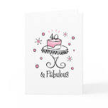 Fabulous 40 Card