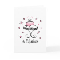 Fabulous 40 Card
