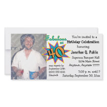Fabulous At 40 Birthday Party Photo Invitation