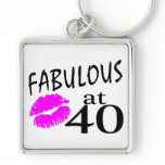 Fabulous at 40 key chains