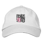 Fabulous at 40rty Embroidered Hat embroidered hats