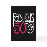 Fabulous at 50 Black Card
