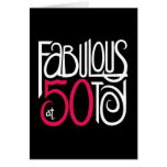 Fabulous at 50 Black Card
