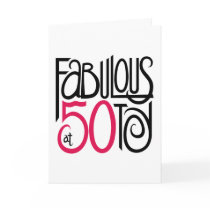 Fabulous at 50 Card