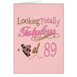 Fabulous at 89 greeting cards