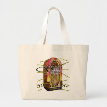 Fabulous fifties juke box canvas bags