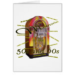 Fabulous fifties juke box card