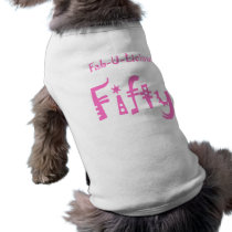Fabulous Fifty 50th Birthday Gifts Dog T Shirt