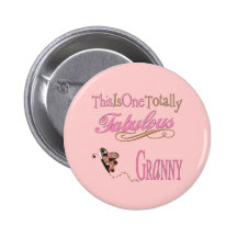 Fabulous Granny Pinback Buttons