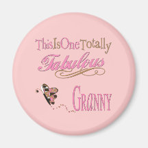 Fabulous Granny Refrigerator Magnets