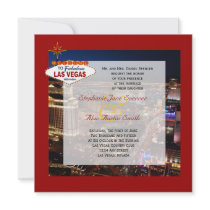Fabulous Las Vegas Wedding Invitation