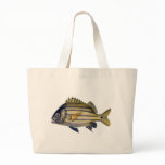 Fabulous Realistic Fish Painting Tote Bag