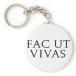 Fac Ut Vivas Keychain