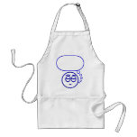 Face #1 (with speech bubble) aprons
