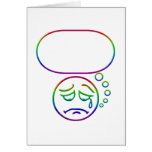 Face #6 (with speech bubble) cards