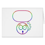 Face #7 (with speech bubble) cards