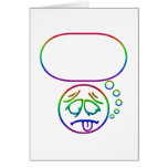Face #8 (with speech bubble) cards