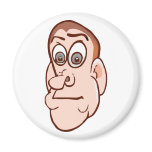 Face face refrigerator magnets