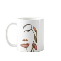 Face Flower Illusion Mugs
