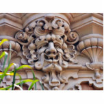 Face In Stone On Buildings Wall Photo Cutouts