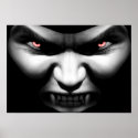 Face of Evil Vampire Poster Print