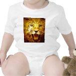 Face of Leopard Rompers