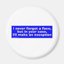 face refrigerator magnet