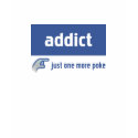 Facebook addict t-shirts