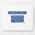 Facebook - go out and live mousepads