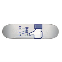 Facebook hand don't like rollers funny skateboard