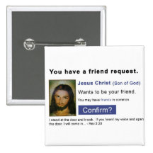 Facebook jesus button