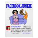 FACEBOOK JUNKIE flyers