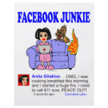 FACEBOOK JUNKIE flyers