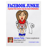 FACEBOOK JUNKIE flyers