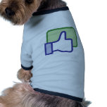 Facebook Like Button pet clothing