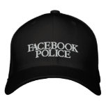 FACEBOOK, POLICE embroidered hats