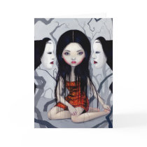 "Faceless Ghosts" Greeting Card