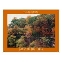 Faces in the Trees Postcard