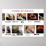 FACES OF DRUNK posters