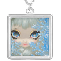 Faces of Faery 135 NECKLACE snowflake fairy