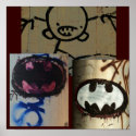 faces of grafitti posters