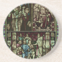 Faces of Saint Patrick Drink Coasters